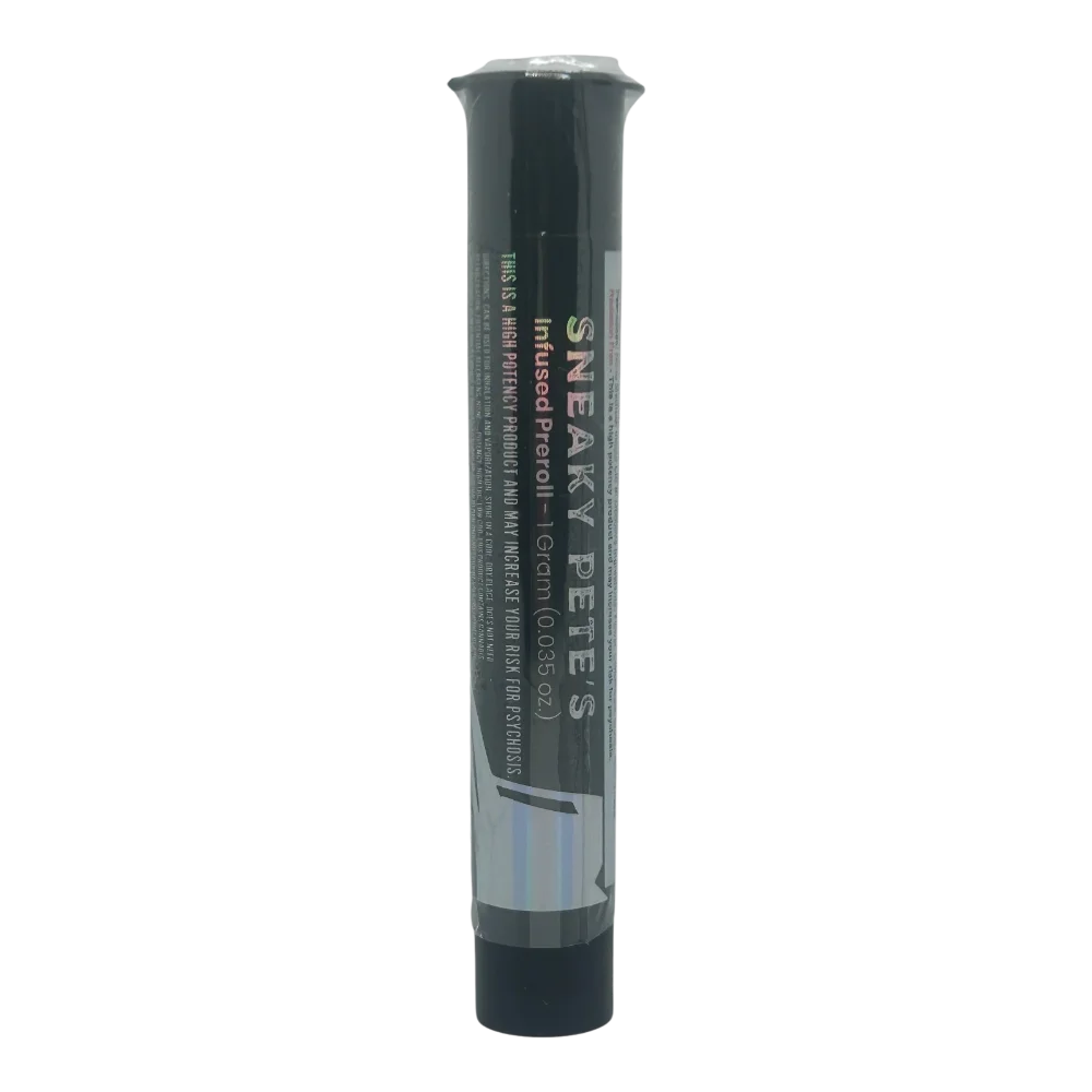 Sneaky Pete’s Pete’s Medley 1g infused preroll hybrid cannabis pre-roll high THC