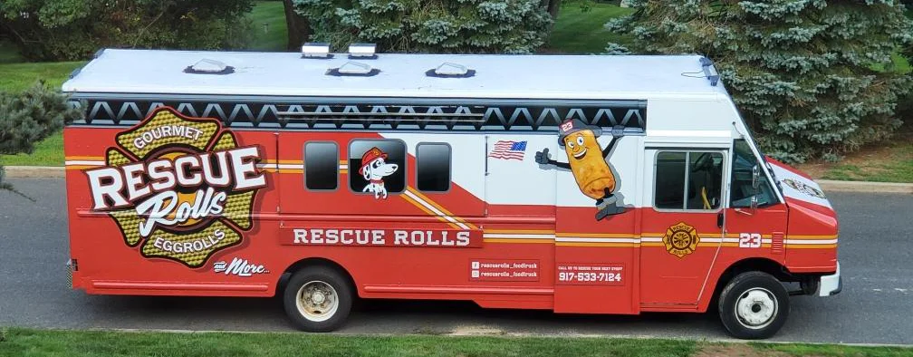 Rescue Rolls gourmet egg roll food truck joining Theo’s 4/20 Carnival in Franklin Park, NJ