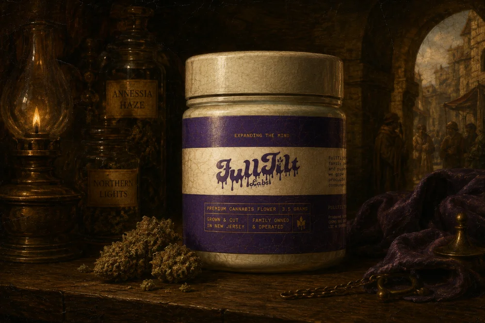3:26 PMClaude responded: Full Tilt premium cannabis flower 3.Full Tilt premium cannabis flower 3.5g — family owned and grown in New Jersey, available at Theo dispensary in Franklin Park NJ