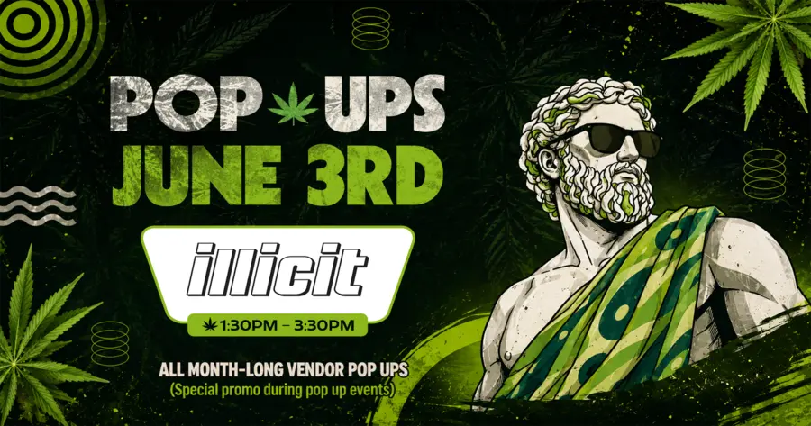Illicit brings its lineup to Theo for a pop-up event centered around product discovery, brand education, and good in-store energy