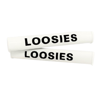 Loosies pre-roll joints in white tubes sold at Theo Cannabis dispensary