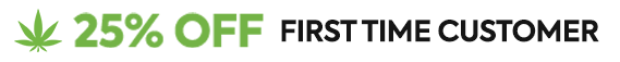 Graphic for the cannabis first time customer discount