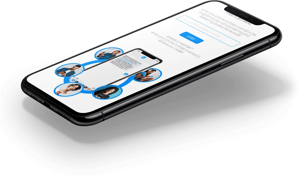 Theo Cannabis Rewards shown on a mobile device where you could access the Theo App